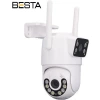 Dış Mekan Çift Kameralı Gece Görüşlü Full Hd Ip Akıllı Güvenlik Kamerası PTZ GÜVENLİK KAMERASI BB-1723