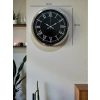 Elegance 40 Cm Metal Krom Duvar Saati
