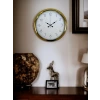 Elegance Gold 40 Cm Metal Dekoratif Tasarım Duvar Saati