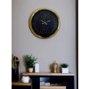 Elite Luxury Gold 40 Cm Metal Duvar Saati