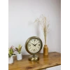 Eskitme Metal Vintage Masa Saati 25×20 cm