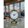 Eskitme Motifli 25 x 20 Cm Metal Masa Saati