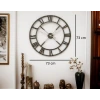 Eskitme Stil 73 Cm Duvar Saati