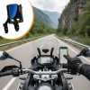 Evrensel Motosiklet Telefon Tutucu – Kaymaz, Kilitlenebilir Güvenli Tutuşlu, 360° Ayarlanabilir Gidon Bağlantılı Akıllı Telefon Aparatı