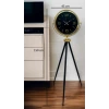 Gold Dekoratif Tasarım Tripod Ayaklı Saat