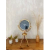 Gold Metal Mini Tripod Tokyo Masa Saati 45×26 cm