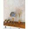 Gold Metal Mini Tripod Tokyo Masa Saati 45×26 cm