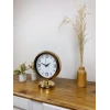 Gold Metal Modern Masa Saati 25×20 cm