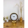 Gold Metal Retro Masa Saati 25×20 cm