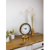 Gold Metal Retro Masa Saati 25×20 cm