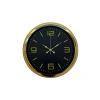 Gold Modern Rakamlı 40 Cm Metal Duvar Saati