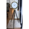 Gold Premium Dekoratif Tripod Ayaklı Saat