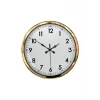 Gold & White Luxury Classic 52 Cm Metal Duvar Saati