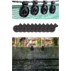 İpek Yıldızı® 10 Adet Güneşlik Filesi Sabitleme Klipsleri, Gölgelik Bezi ve Brandalar İçin Dayanıklı Plastik Kelepçe Kancaları
