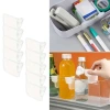 İpek Yıldızı® 10luŞeffaf Buzdolabı Yan Kapı Düzenleyici Buzdolabı Dolap İçi Bölümleyici Aparatlar