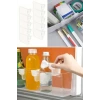 İpek Yıldızı® 10luŞeffaf Buzdolabı Yan Kapı Düzenleyici Buzdolabı Dolap İçi Bölümleyici Aparatlar