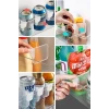 İpek Yıldızı® 10luŞeffaf Buzdolabı Yan Kapı Düzenleyici Buzdolabı Dolap İçi Bölümleyici Aparatlar