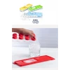 İpek Yıldızı® 12li Kapaklı Yapışmaz Silikon Tabanlı Plastik Küp Buz Kalıbı
