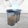 İpek Yıldızı® 2 Kapaklı Ölçekli Erzak Saklama Kabı - 1,2 Litre - SA930