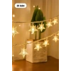 İpek Yıldızı® 20 Adet Mini Yıldız Led 5 Metre Günışığı Rengi Dekoratif Led