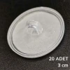 İpek Yıldızı® 20 Adet Şeffaf Yuvarlak 3 Cm Çaplı Güçlü Disk Yapışkanlar