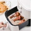 İpek Yıldızı® 250 Adet Air Fryer Pişirme Kağıdı Tek Kullanımlık Hava Fritöz Yağ Geçirmez Yapışmaz Gıda Pişirme Kağıdı Delikli Kare Model