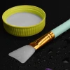 İpek Yıldızı® 2li Silikon Temizlemesi Kolay Kullanılabilen Yüz Cilt Bakımı Maske Ve Krem Spatulası