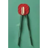 İpek Yıldızı® 2li Yapışkanlı Retro Askılık Dolap Kapak Kulpu Kırmızı