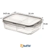 İpek Yıldızı® 3 Bölmeli Kilitli Kapaklı 1 Litre Erzak Saklama Kabı LC-510