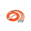 İpek Yıldızı® 3 in 1 Type-C + Micro Usb + Lightning Hızlı Şarj Kablosu Silikon Kablo 1 Metre Opp Ambalaj
