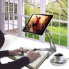 İpek Yıldızı® 360 Derece Dönebilen Mutfak Masaüstü Telefon Tablet Tutucu Ayarlanabilir Esnek Ayaklı Metal