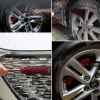 İpek Yıldızı® 3lü Bükülebilen Peluş Detaylı Temizlik İçin Oto Jant, Egzos Temizleme Fırçası