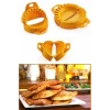 İpek Yıldızı® 3lü Çiğ börek kurabiye Hamur İşi Ravioli Kesme Kalıbı Aparatı