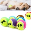 İpek Yıldızı®  3lü Renkli Desenli Tenis Topu Kedi Köpek Oyuncağı