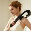 İpek Yıldızı® 4 Farklı Başlıklı Uzun Saplı Derin Doku Masaj Tabancası, Boyun, Omuz ve Sırt için Ergonomik Saplı Çoklu Masaj Modlu Taşınabilir Masaj Al