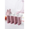 İpek Yıldızı® 4lü Kolay Şekillendirici Sevimli Çocuk Meybuz & Dondurma Kalıbı AP-9179