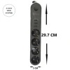İpek Yıldızı® 4lü Siyah Anahtarlı 3 USB Li Akım Korumalı Topraklı Çocuk Korumalı Grup Priz 2 Metre