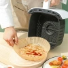 İpek Yıldızı® 50 Adet 20 cm Air Fryer Pişirme Kağıdı Tek Kullanımlık Yağ Geçirmez Yuvarlak Tabak Model PVC