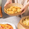 İpek Yıldızı® 50 Adet 20 cm Air Fryer Pişirme Kağıdı Tek Kullanımlık Yağ Geçirmez Yuvarlak Tabak Model PVC