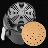 İpek Yıldızı® 50 Adet Air Fryer Pişirme Kağıdı Tek Kullanımlık Gıda Pişirme Kağıdı Delikli Yuvarlak Model