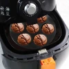 İpek Yıldızı® 7 Gözlü Silikon Çok Amaçlı Airfryer Muffin Cupcake Kek ve Çörek Pişirme Kalıbı