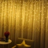 İpek Yıldızı® 8 Fonksiyonlu 16 Saçaklı Perde Led 3 x 1 (Günışığı)