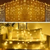 İpek Yıldızı® 8 Fonksiyonlu 16 Saçaklı Perde Led 3 x 1 (Günışığı)