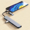İpek Yıldızı® 8 in 1 Usb Çevirici Notebook Macbook Type-C Uyumlu Görüntü Aktarıcı Hub