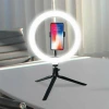 İpek Yıldızı® 8inç 20cm Youtube Instagram Tiktok Selfie  Stüdyo Video Fotoğraf Ring Light  Tripod Led Halk