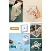 İpek Yıldızı® 9x9 cm Standlı 3D Takı Ziynet Hatıra Koleksiyon Saklama Kutusu Şeffaf Film Çerçevesi