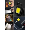 İpek Yıldızı® Anahtarlıklı, Açacaklı,Güçlü Mıknatıslı 3 Farklı Led Modlu Mini Boy Asılabilen Led Kamp Aydınlatması,El Feneri