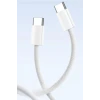 İpek Yıldızı® Apple 15/15 Pro Type-C to Type-C Hasır Örgü Hızlı Şarj Kablosu (1m)