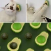 İpek Yıldızı® Avokado Model Yapışkanlı Kedi Oyuncağı Yenilebilir Kedi Nanesi Otu