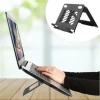 İpek Yıldızı® Ayarlanabilir Metal Dizüstü Destek Tabanı Katlanabilir Taşınabilir Laptop Sehpası Standı